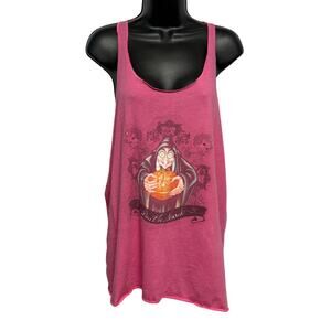 Disney Snow White don't Be Scared Racerback Tank Top Size XXL